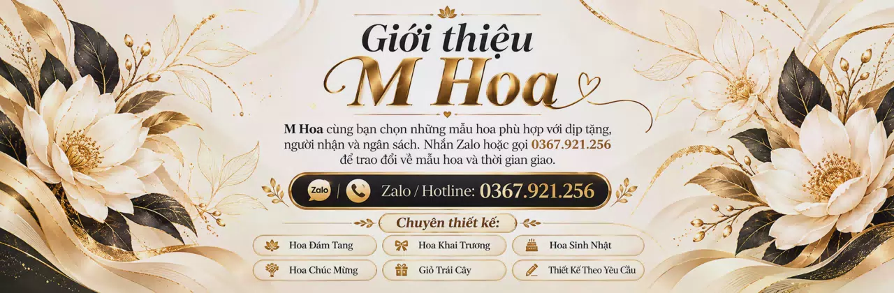 Ảnh bìa Shop hoa tươi Xã Trung Ngãi Vĩnh Long - Trao hoa đẹp, gửi điều thân thương